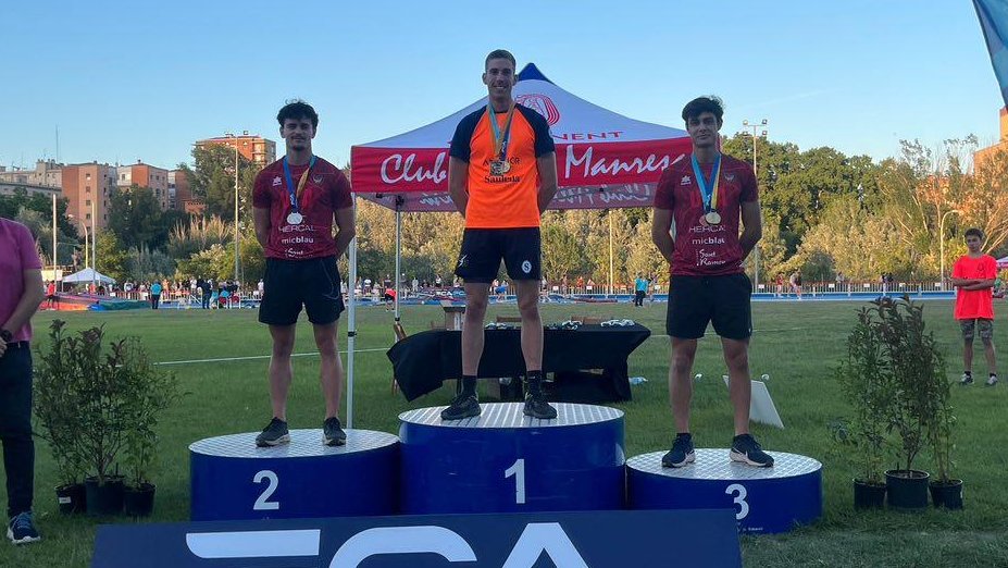 Ouro, prata e bronze para Lorente, Martínez e Ruiz no Campeonato Catalão de Atletismo Absoluto